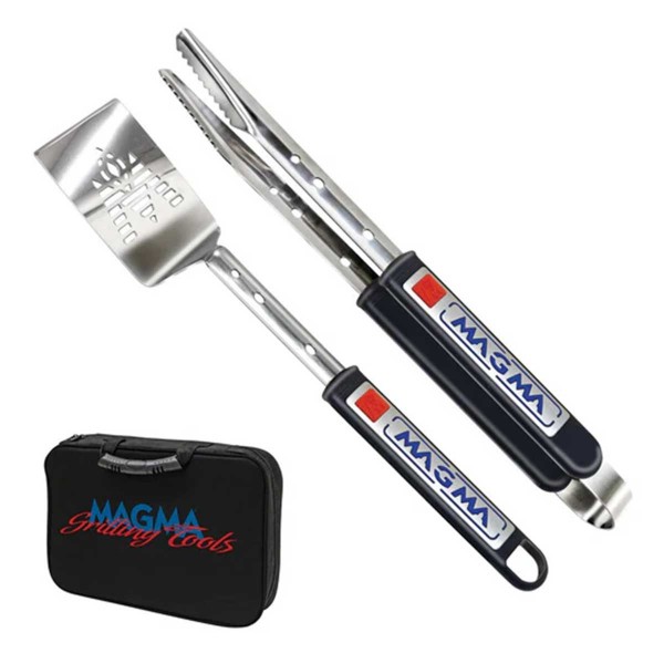 Kit di 2 utensili telescopici per barbecue e plancha - N°1 - comptoirnautique.com