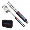 Kit di 2 utensili telescopici per barbecue e plancha