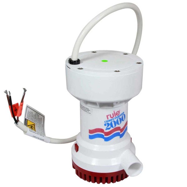 Pompa di sentina sommersa automatica - 12V - 126 L/min - N°2 - comptoirnautique.com