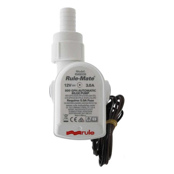 Pompa sommersa automatica - 12V - 50 L/min - N°3 - comptoirnautique.com