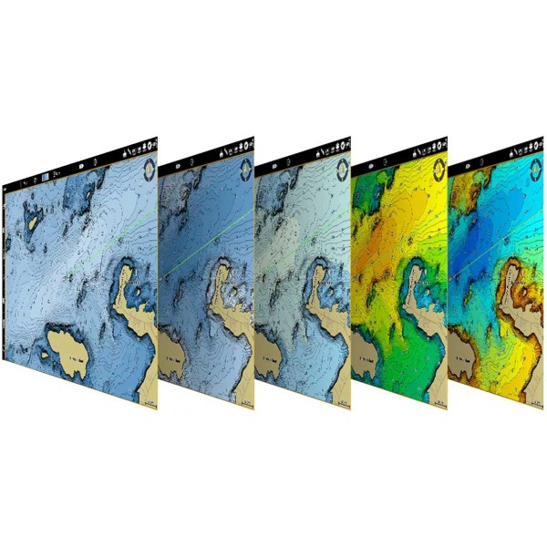 Mappa dettagliata dei principali laghi francesi - N°2 - comptoirnautique.com
