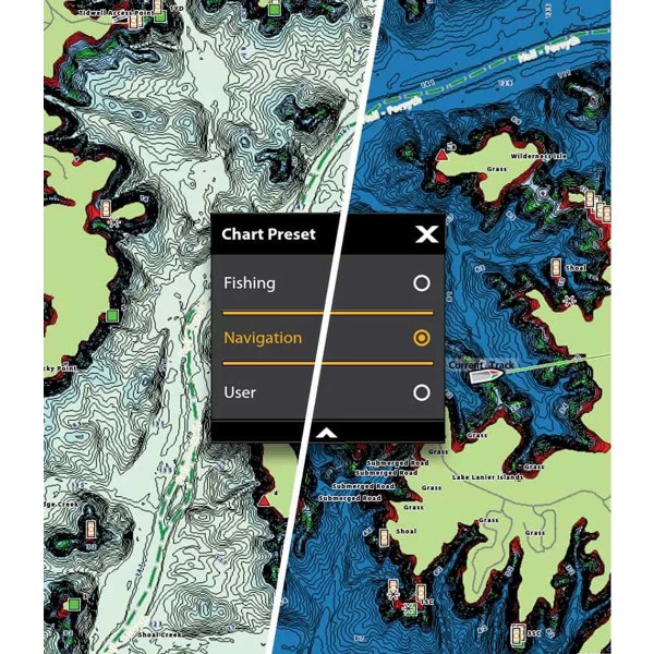 Detailed map of major French lakes - N°5 - comptoirnautique.com