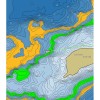 Detailed map of major French lakes - N°6 - comptoirnautique.com