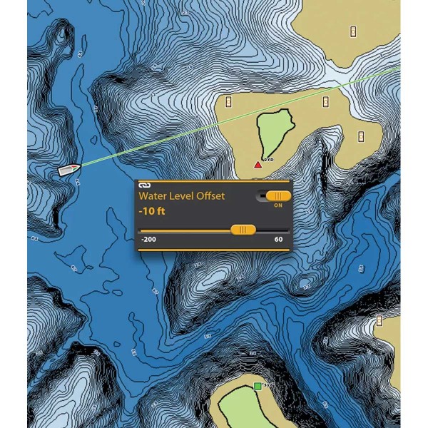 Mapa pormenorizado dos principais lagos franceses - N°8 - comptoirnautique.com