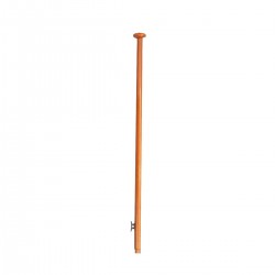 6 X WOODEN FLAGPOLE L.800 D.22