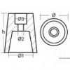 Anodo in alluminio Linea d'asse Radice Ø 33 mm - N°2 - comptoirnautique.com