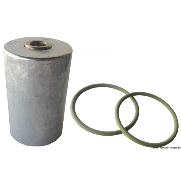 Anode zinc p.échappement Volvo DPH/DPR  - N°1 - comptoirnautique.com