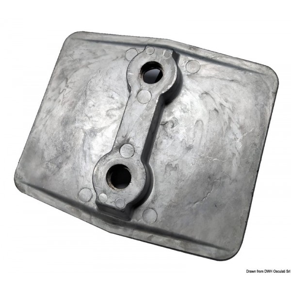 Zinc anode Mercury V6/V8  - N°2 - comptoirnautique.com