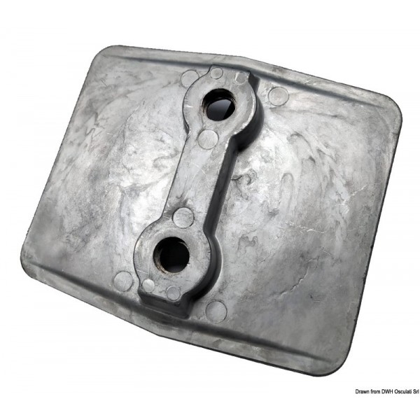 Anodo di alluminio Mercury V6/V8 - N°2 - comptoirnautique.com