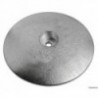 Anodo a rosetta in alluminio imbullonato Ø 70 mm 80 g