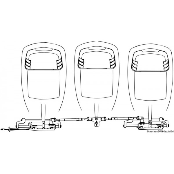 --Barra de acoplamento para motores não embarcados A97 B30 - N°2 - comptoirnautique.com