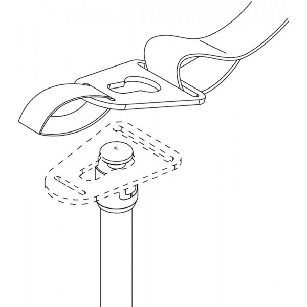 Fastening loop AISI316 74 x 50 mm - N°3 - comptoirnautique.com