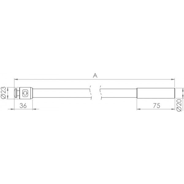 Flexible fiberglass shaft 137 cm - N°3 - comptoirnautique.com