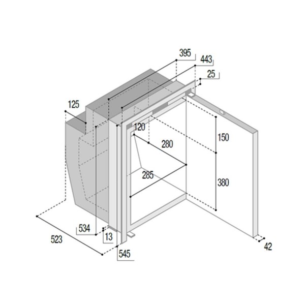 Frigorifero C51iX OCX2 con unità interna - N°3 - comptoirnautique.com