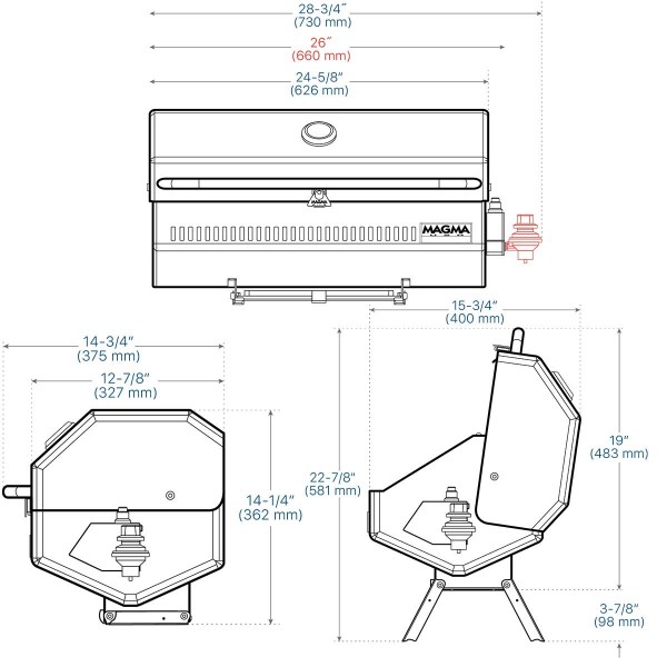 Gasgrill Monterey II - N°6 - comptoirnautique.com