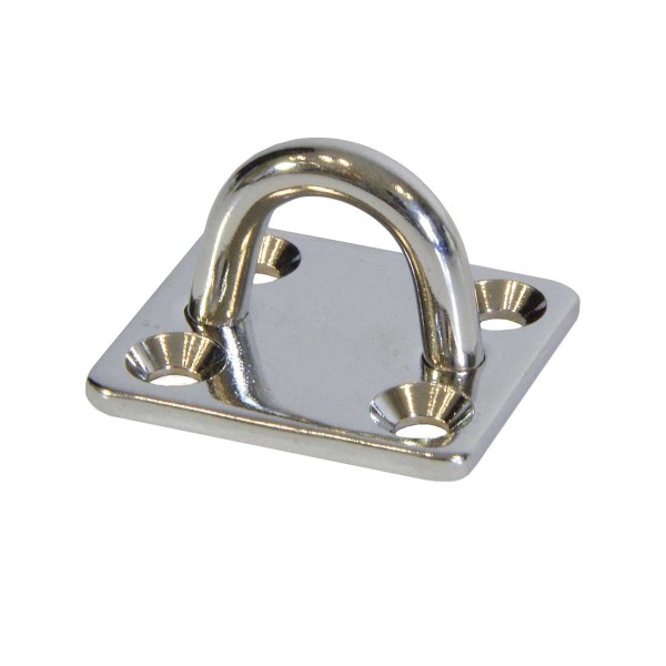Piastra paracolpi 30x35 mm in acciaio inox 304 - N°3 - comptoirnautique.com
