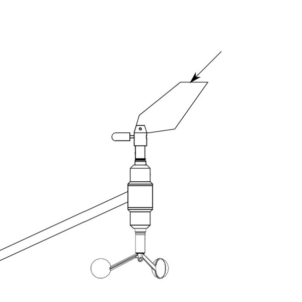 Carbon wind vane blade - N°2 - comptoirnautique.com
