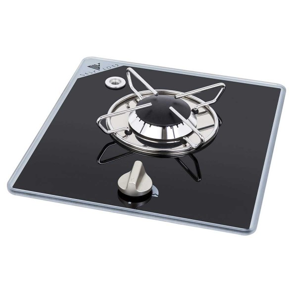 Plaque de cuisson en verre cristal - 1 feu 325 x 290 mm - N°1 - comptoirnautique.com