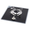 Plaque de cuisson en verre cristal - 1 feu 325 x 290 mm - N°1 - comptoirnautique.com