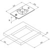 -PV1350 encimera de cristal templado + pinza cacerola - N°4 - comptoirnautique.com