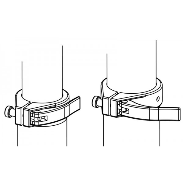 Base de mesa Giant Heavy Duty negra 305 x 305 mm - N°3 - comptoirnautique.com