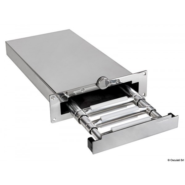 Mini scala retrattile con 3 gradini - N°2 - comptoirnautique.com