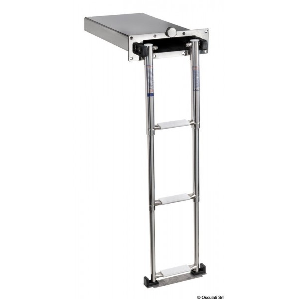 Mini scala retrattile con 3 gradini - N°3 - comptoirnautique.com