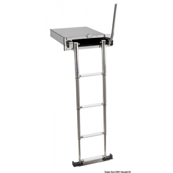 EasyOne Scala retrattile a 4 gradini - N°4 - comptoirnautique.com