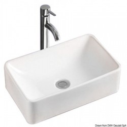 Square white ceramic sink...