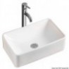 Lavello quadrato in ceramica bianca 400x300x130mm