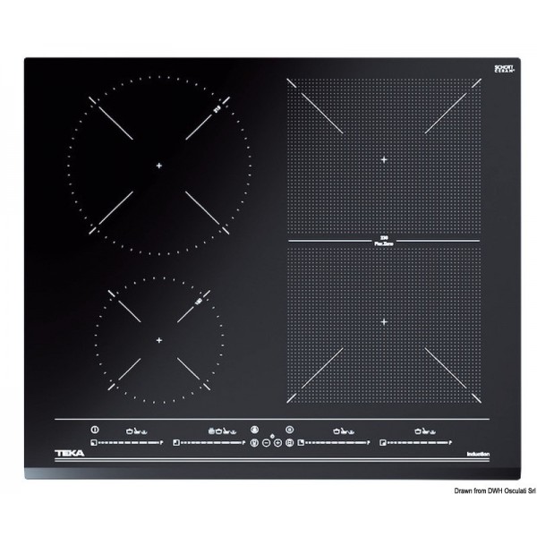 Plan cuisson vitrocéramique à induction 4 feux - N°1 - comptoirnautique.com