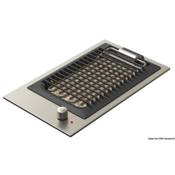 Barbecue elettrico in acciaio inox 220 V 2400 W - N°1 - comptoirnautique.com