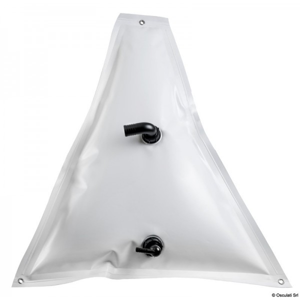 Depósito de água flexível triangular de 55 l líquido - N°1 - comptoirnautique.com