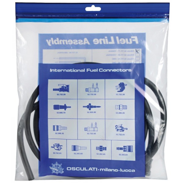 Tubo carburante con 1 morsetto HONDA - N°2 - comptoirnautique.com