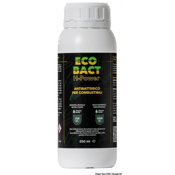 Bactéricide pour gasoil ECO-BACT H-Power 250 ml - N°1 - comptoirnautique.com