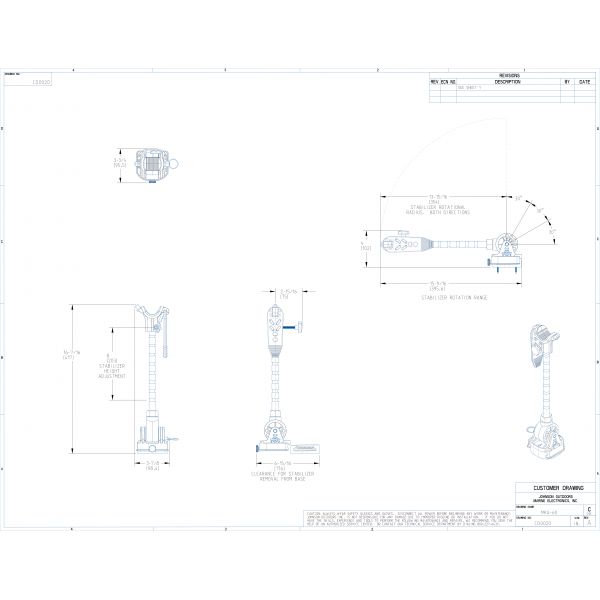 Kit estabilizador para motor dianteiro - N°10 - comptoirnautique.com