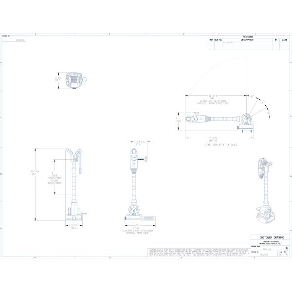 Kit stabilisateur pour moteur avant - N°9 - comptoirnautique.com