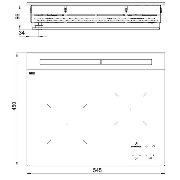 DynaCook X2 glass cooktop - N°4 - comptoirnautique.com