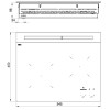 dimensions Plaque de cuisson en verre DynaCook X2 - N°4 - comptoirnautique.com