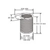 Threaded spigot with check valve - N°2 - comptoirnautique.com