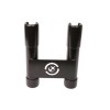 Open rod holder 2 fishing rods for balcony mounting - N°3 - comptoirnautique.com