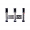 Stainless steel rod holder 3 rods