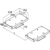 dimensions Coulisseaux jumeaux pour siège doubles - N°2 - comptoirnautique.com