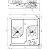 Placa de fogão incorporada em aço inoxidável PC1322 - N°2 - comptoirnautique.com