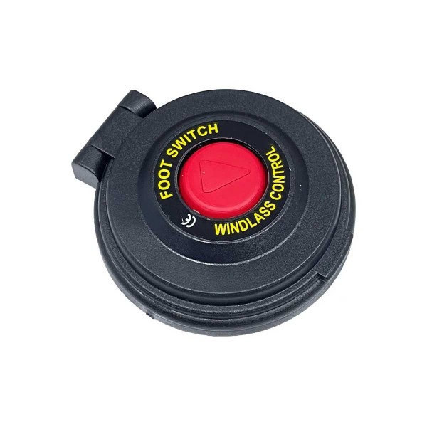 Interruttore a pedale per salpa ancora, AISI 316/rosso - N°3 - comptoirnautique.com