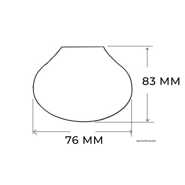Interruttore a pedale per salpa ancora, AISI 316/rosso - N°4 - comptoirnautique.com