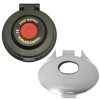 Windlass foot switch, AISI 316/red - N°2 - comptoirnautique.com