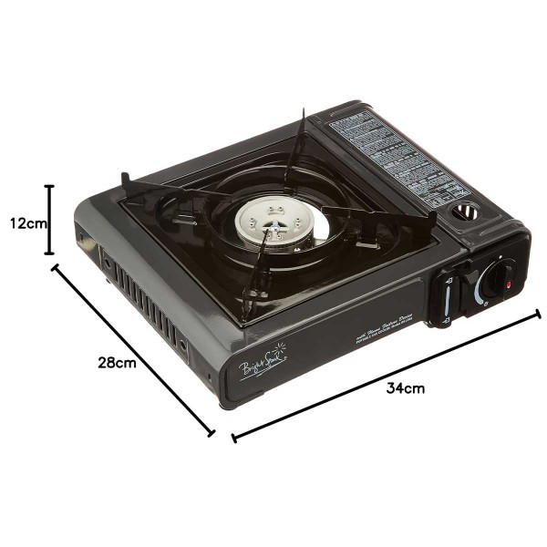 BS100 portable stainless steel stove with integrated cartridge - N°2 - comptoirnautique.com