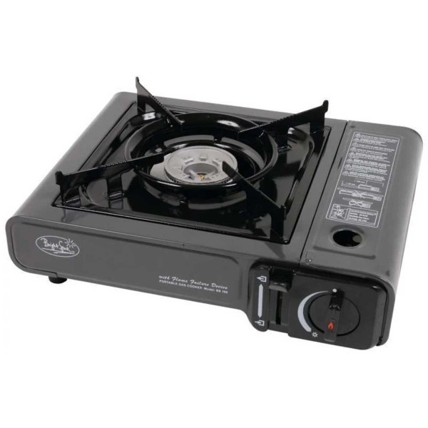 BS100 portable stainless steel stove with integrated cartridge - N°1 - comptoirnautique.com