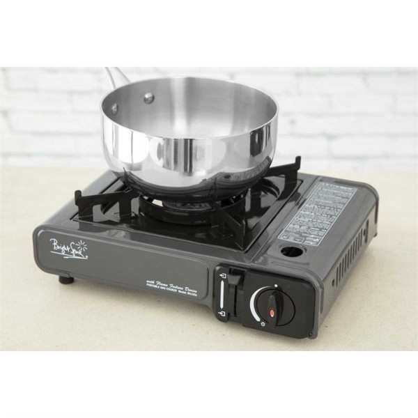 BS100 portable stainless steel stove with integrated cartridge - N°5 - comptoirnautique.com